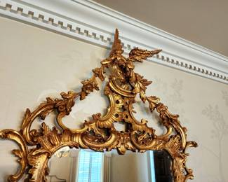 Lot 3 - Chippendale Style Gilt Mirror