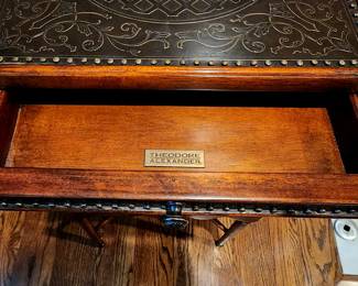 Lot 12 - Theodore Alexander "Armoury" End Table