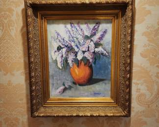 Lot 36 - Large Floral Original Painting