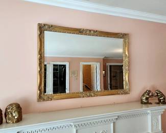 Lot 41 - Gold Beveled Mirror