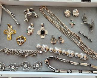 Lot 48 - Sterling Silver Jewelry Lot