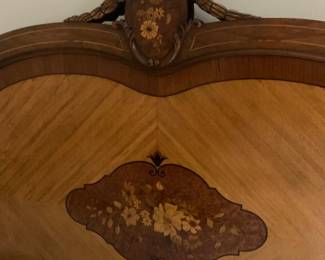 French Twin Bed and Matching Night Stand