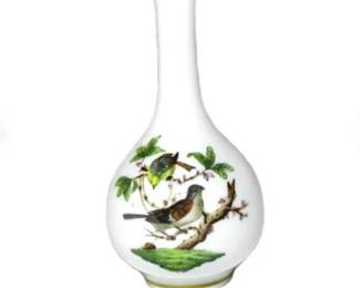 Lot 016  
Herend Rothschild Bird Doll House Vase