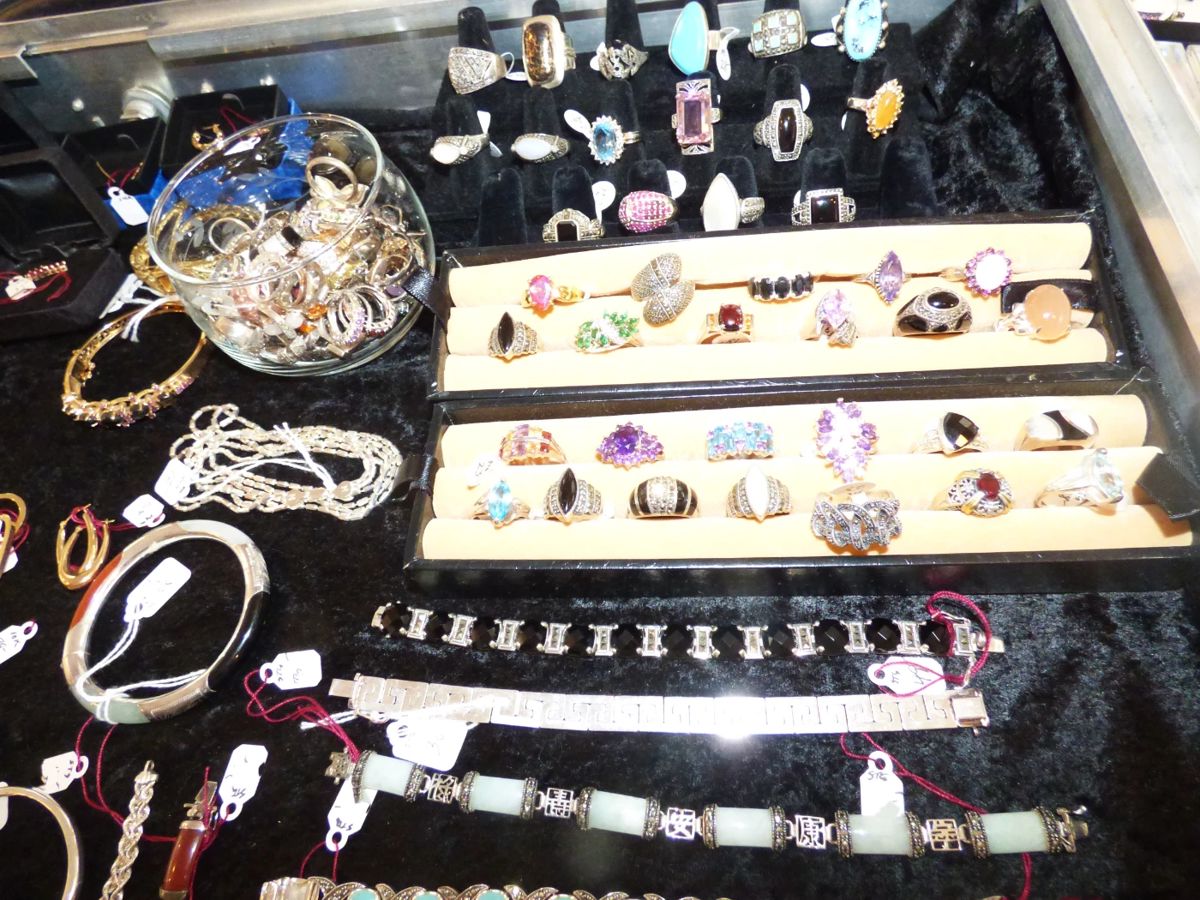 Sterling rings, etc.