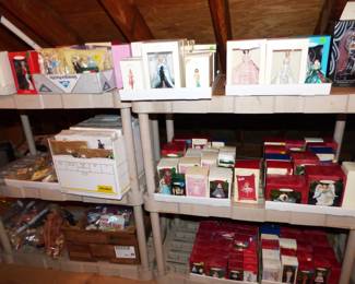 Barbie Ornaments, etc