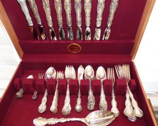 Sterling Flatware Strasbourg by Gorham.  See next 4 pictures