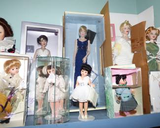 Madra Doll, Franklin Mint Dolls: Marilyn Monroe, Diana, Elizabeth Taylor