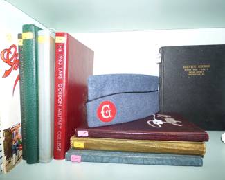 Vintage Gordon Military College Year Books, Cap.  Service Record Lamar County for World War I & World War II 