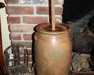 E. C. Brown Signed Churn (AS IS) See Next 2 Pictures