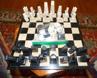 Stone Carved Chess Set
