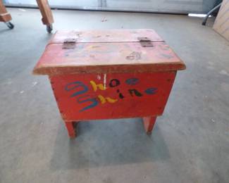 Vintage Shoe Shine Box