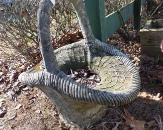 Large Concrete Basket