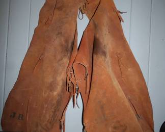 Vintage leather chaps