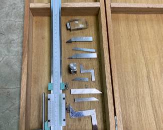 	Vintage Kanon Vernier Caliper in Box w/ Attachments