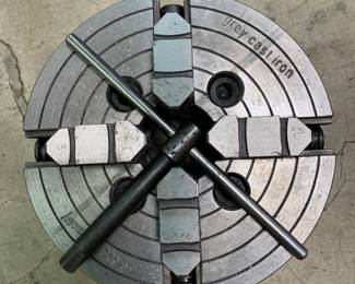 Made in Germany Metal Lathe Chuck 6 inch - Grey Cast Iron