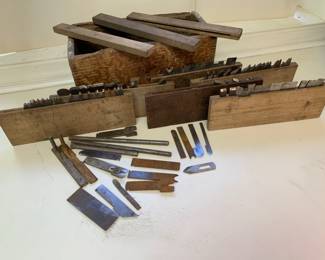 	Treasure Trove of Vintage Hand Planer Blades - Stanley 55