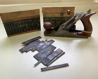 Antique Stanley Planer with Cutters for 45