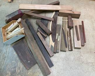 Assorted Exotic Lumber - Rosewood, Purple Heart, Yew and more