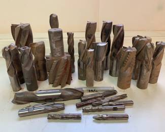 	Large Diameter Milling End Mills - Brubaker, Sharpal, Fastcut, Putnam, Weldon