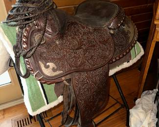 Billy, royal western saddle with sterling