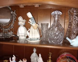 LLardro Figurines, Cut Glass