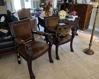 Chairs to partners desk