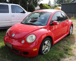 2003 Red Volkswagen New Beetle