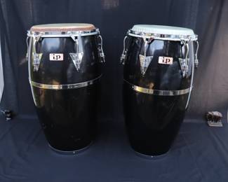 Pair of Latin Percussion Conga Drums