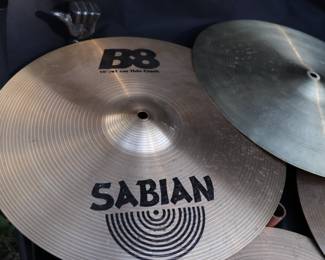 Lot of 7 Zildjian and Sabian Crash Cymbals