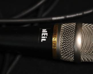 Lot of 4 Microphones with Behringer Xenyx Mixer and Accessories