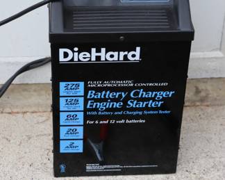 DieHard Battery Charger Engine Starter for 6 and 12 Volt Batteries
