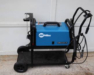 Miller Millermatic 211 Welder with Cart on Wheels
