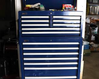 Homak Roller Tool Cabinet and Chest Combo with Tools!