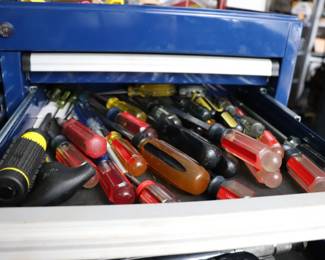 Homak Roller Tool Cabinet and Chest Combo with Tools!