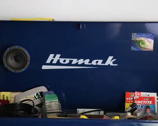 Homak Roller Tool Cabinet and Chest Combo with Tools!