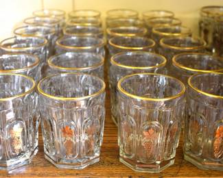 24 Baccarat Charles X Tumblers, part of a large selection