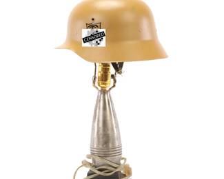 German WWII Trench art lamp