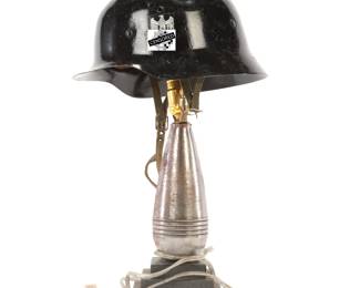 German WWII Trench art lamp