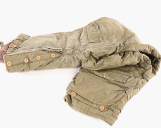 Fur-lined Aviator pants