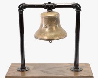 Large U.S. Navy Brass Bell 