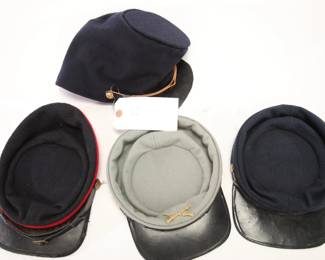 Civil War caps- replicas for Re-enactment