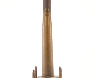 Trench art lamp base #2