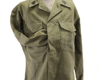 Rare WWII US Marine Corp Green shirt/jacket