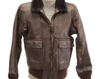 WWII leather bomber jacket