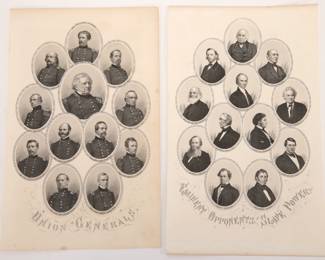 Union General and Abolitionist prints