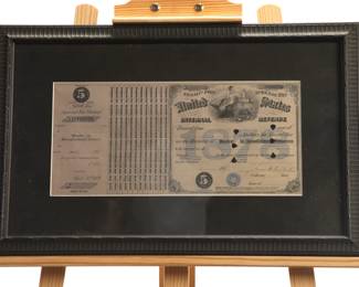 1878 Stock Cert