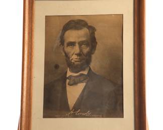 A. Lincoln antique photograph