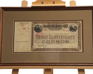1811 Railway Stock Cert