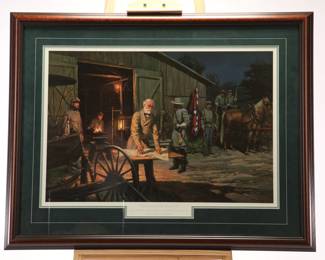 Robert Summers Signed Limited Edition Civil War Lithograph