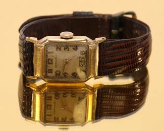Hamilton gold-filled tank watch- Art Deco